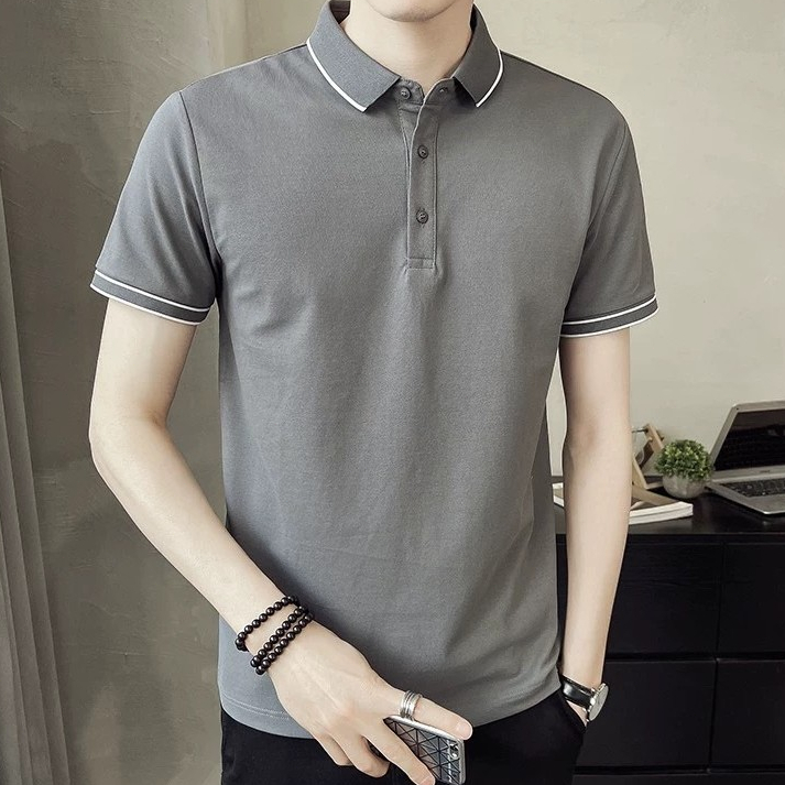 Chaistyle – สไตล์โชว์โอเวอร์ ครอปท็อกคอลเลา POLO สั้นแขน คุณลักษณะแฟชั่น สีหลากหลาย – โปรปัง