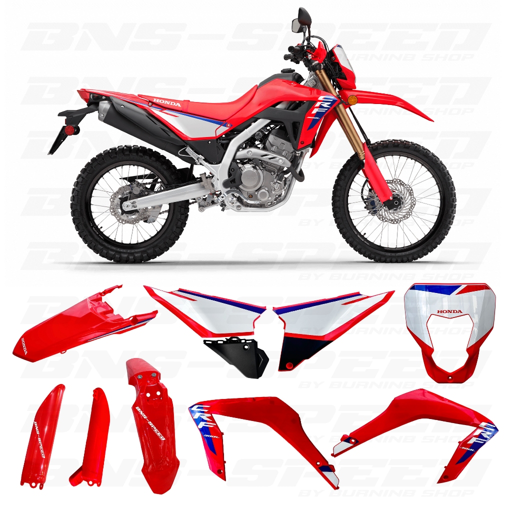 ชุดพลาสติกแท้ศูนย์ CRF300L 2025 ABS สีแดง
