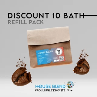 Rolling Roasters เมล็ดกาแฟคั่วกลาง HOUSE BLEND - ขนาด 200g