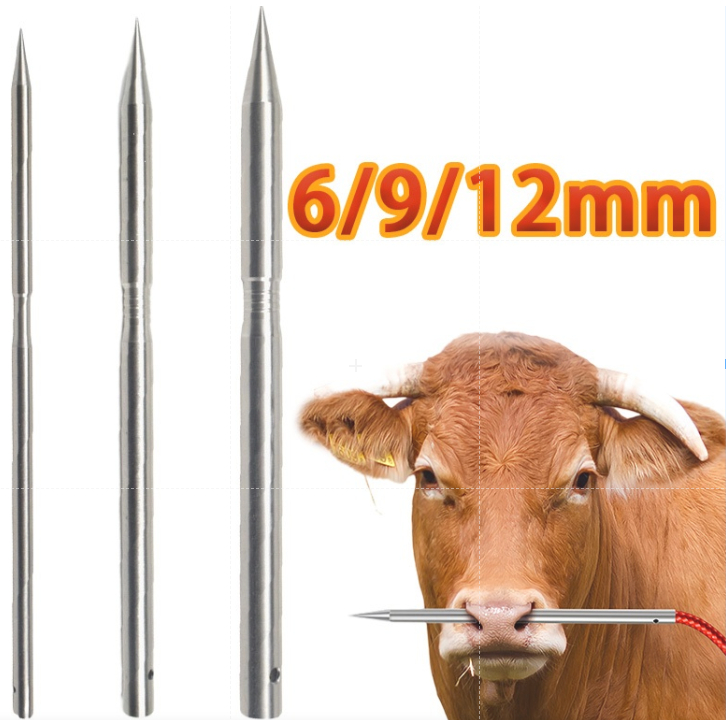 เหล็กสนตะพายวัวควายร้อยเชือกขนาด6-12มิลลิเมตร เลส304