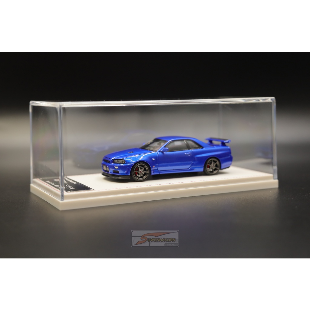 FOCAL HORIZON  1/64 SkyLine GT-R R34 V-Spec II Blue