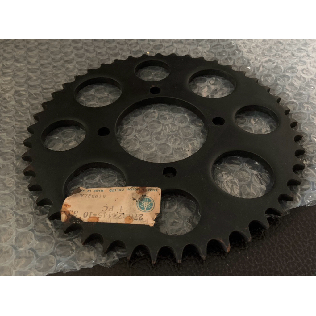 Yamaha DT100 A B C RXZ สเตอร์หลัง 45ฟัน แท้ใหม่ คุณภาพดี