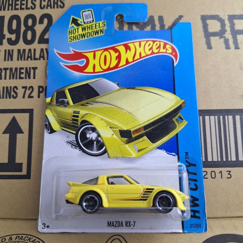 รถเหล็ก Hotwheels MAZDA RX 7 21/250 (kg11)