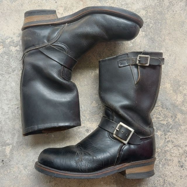 Rare!! 90's Vtg. Red Wing 8272 PT91 7½D Steel Toe Engineer Boots Made in USA 🇺🇸