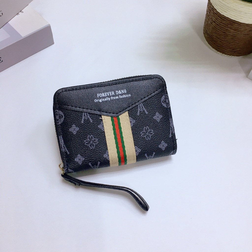 DD081#กระเป๋าสตางค์ใบสั้น  มีซิปใบสำหรับใส่เหรียญ  มีช่วงใส่บัตรงทั้งหมด4ช่อง  วัดสุด:หนังPU รุ่นใหม่！มาใหม่ ราคา ถูกที่สุด ดีลบีเคเค แกลเลอรีภาพที่ 8