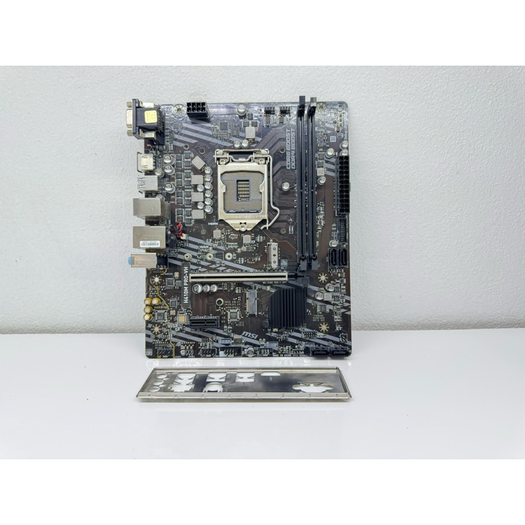 mainboard เมนบอร์ด msi s.1200 h410m  pro-vh  มือ 2 ใช้งานปกติ สวยๆ เจน 10-11