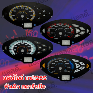 แผ่นไมล์ WAVE125 เวฟ125s สตาร์ทมือ หัวเถิก