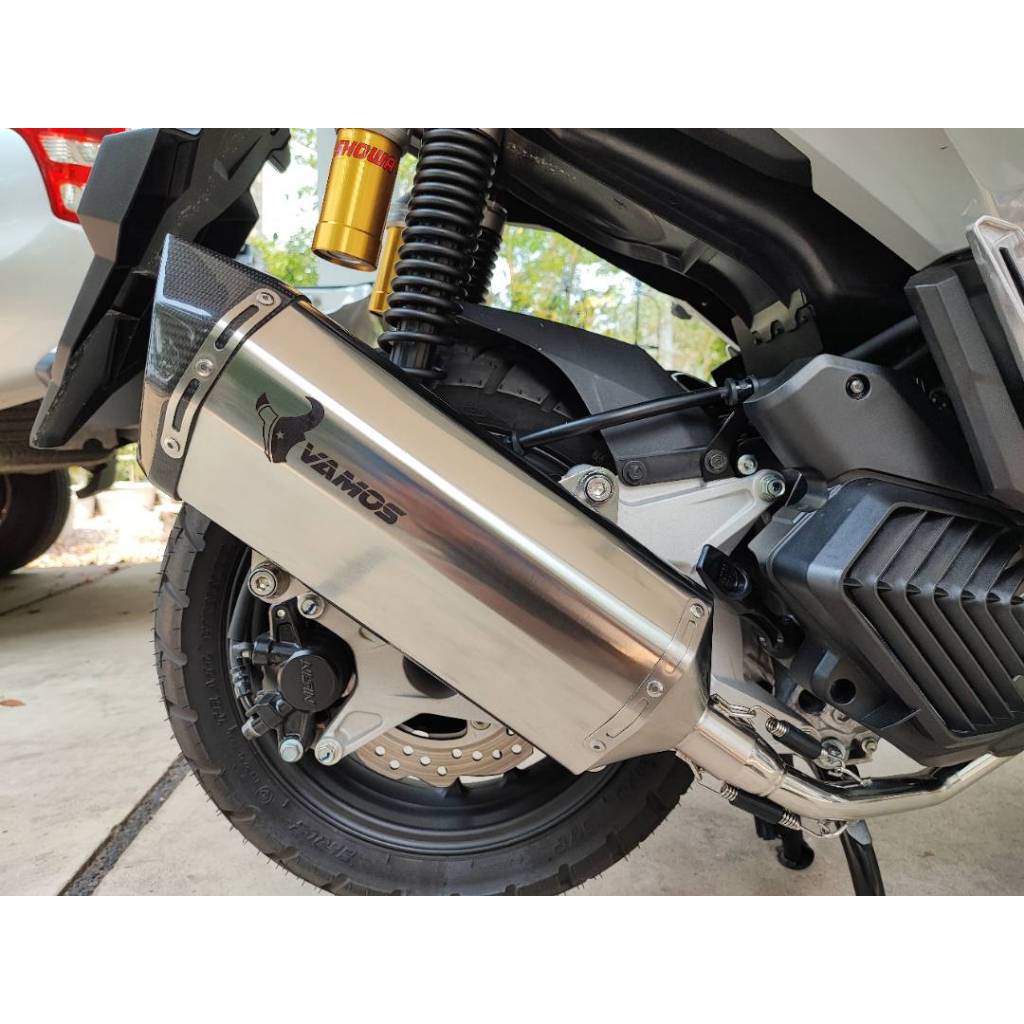 ท่อ  Vamos ตรงรุ่น Monkey Giorno+ Adv150-160 Click160 pcx160 DAX125 เสียง นุ่ม ไพเราะ วัสดุน้ำหนักเบ