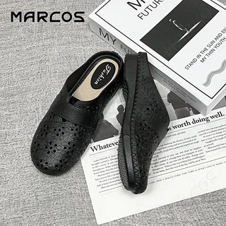 MARCOS รองเท้าแตะผู้หญิง ระบายอากาศ สวมใส่สบาย รองเท้าแฟชั่นผู้หญิง ทนต่อการสึกหรอ รอง เ ทา แตะผู้หญิง #04
