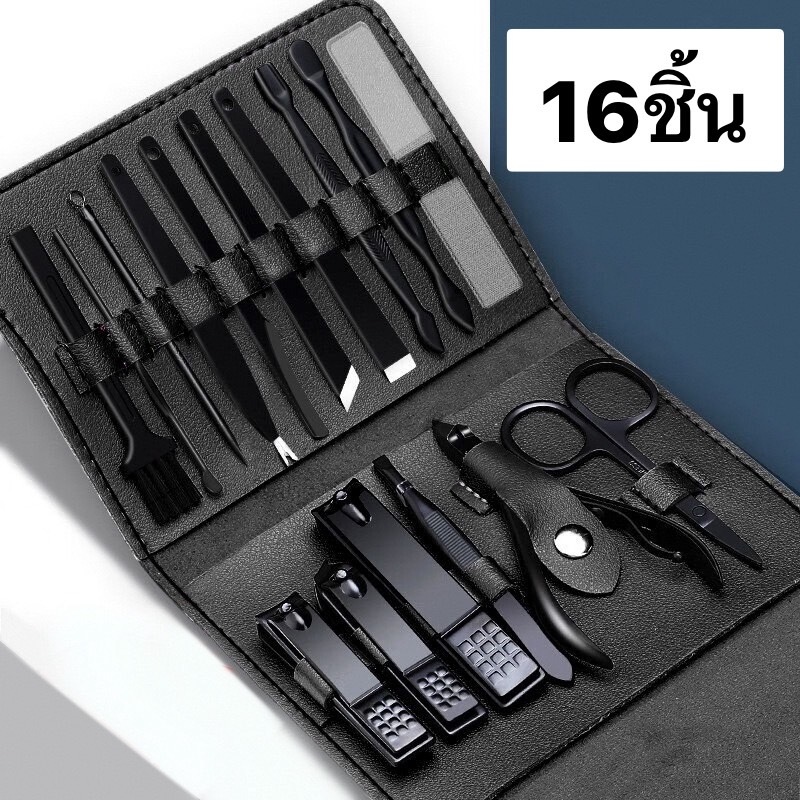 (พร้อมส่งจากไทย) กรรไกรตัดเล็บพร้อมตลับ ได้ 7 ชิ้น และ 12 ชิ้น ที่ตัดแต่งเล็บ ของชำร่วย - รูปที่ 2