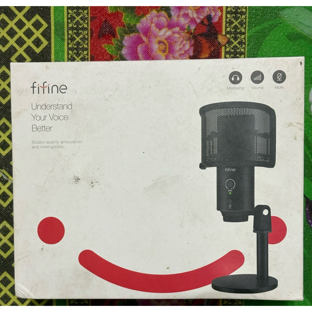 ไมค์ Fifine USB Microphone รุ่น K683B USB ไมค์บันทึกเสียง / ไมค์สตรีม / Podcast