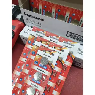 Panasonic CR2025 ถ่านกระดุม ของแท้ร้อยเปอร์เซ็นต์ ราคาประหยัด จัดส่งเร็ว