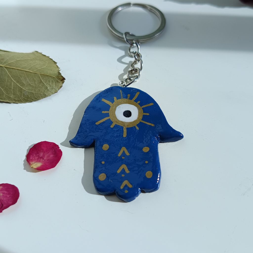 พวงกุญแจ evil eye 💙👁️