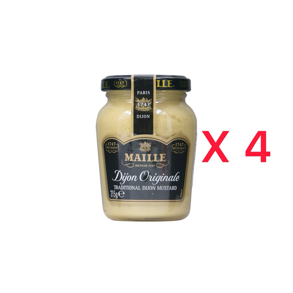 Maille Dijon Mustard 215g. 4 bottle