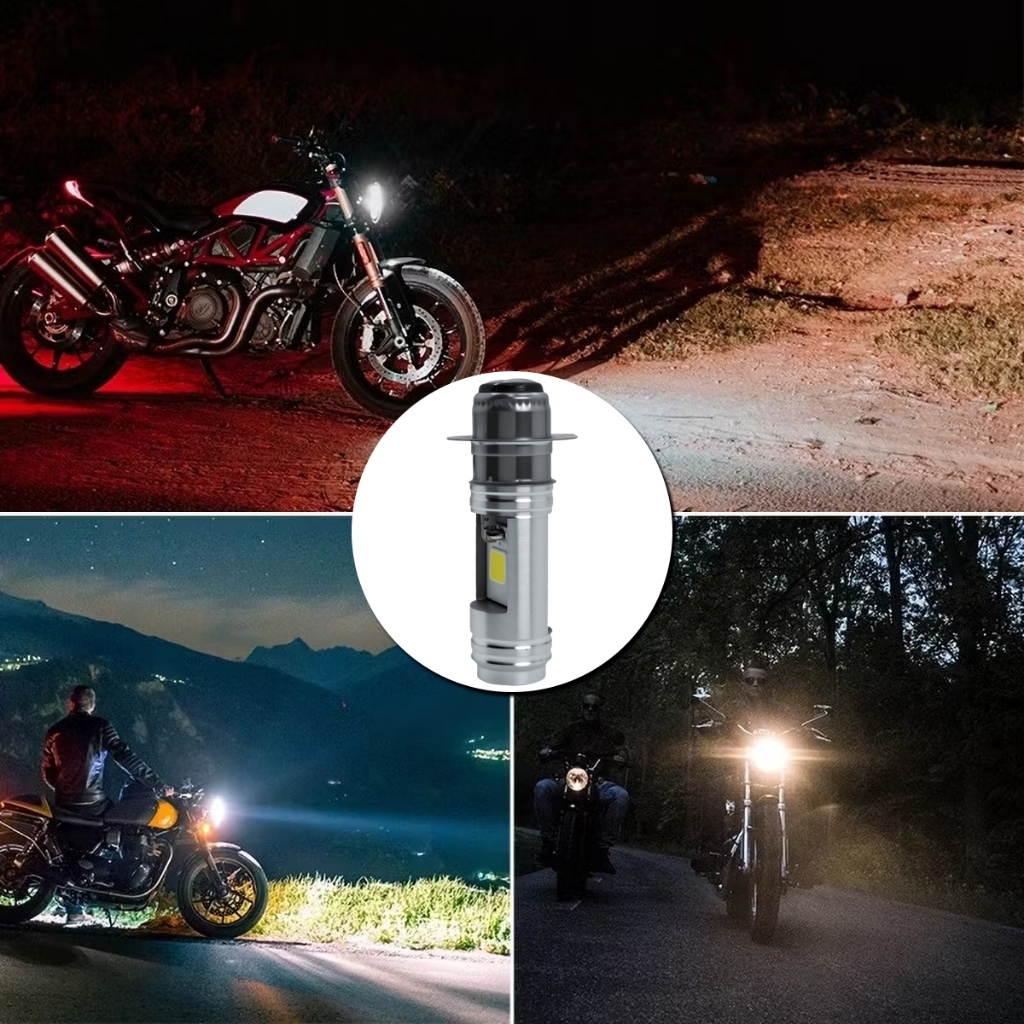 2 ชิ้นไฟหน้ารถจักรยานยนต์ไฟ LED หลอดไฟ P15D T19 ลำแสงสีขาวเย็น มอเตอร์ไซค์สปอตไลท์ - รูปที่ 6