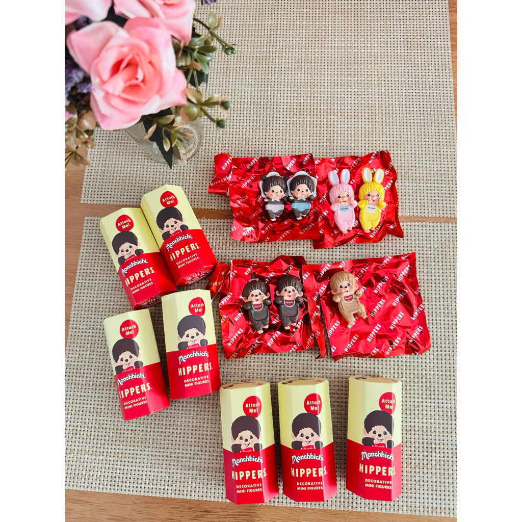 (ของแท้ 💯) 💟พร้อมส่ง💟 🧸🎀 Hipper Monchhichi เกาะโทรศัพท์คอมอเนกประสงค์  น้องเกาะสุดน่ารัก🎀