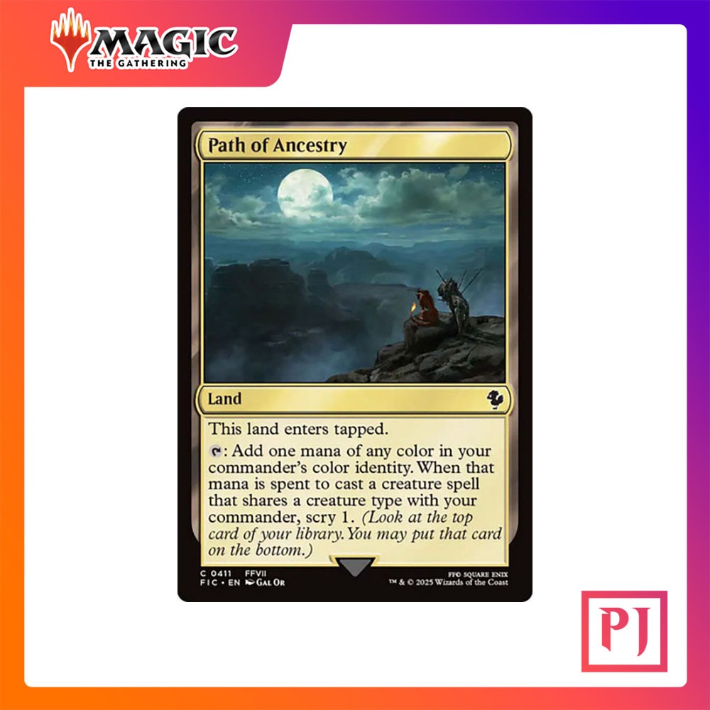 [MTG] Path of Ancestry [FIC] [LAND] [COMMON] [NORMAL] [ENG] (การ์ดเมจิค / Magic the Gathering)
