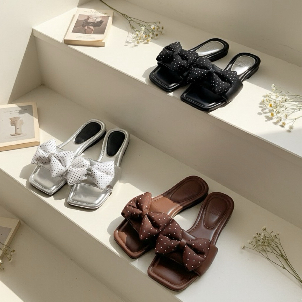 รองเท้าแตะ แบรนด์ SHER RISH รุ่น Bowie (ผลิตในไทย)