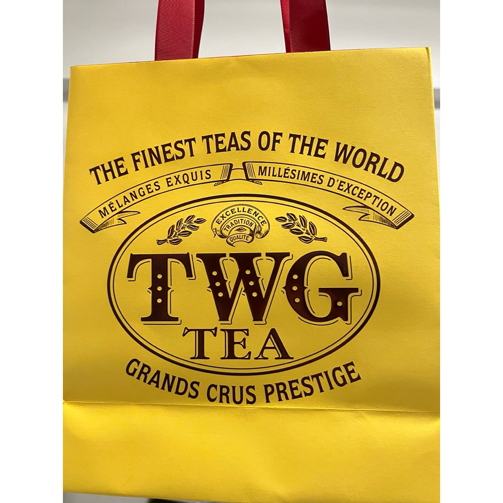 ถุงกระดาษแข็ง TWG tea แท้จากช็อป