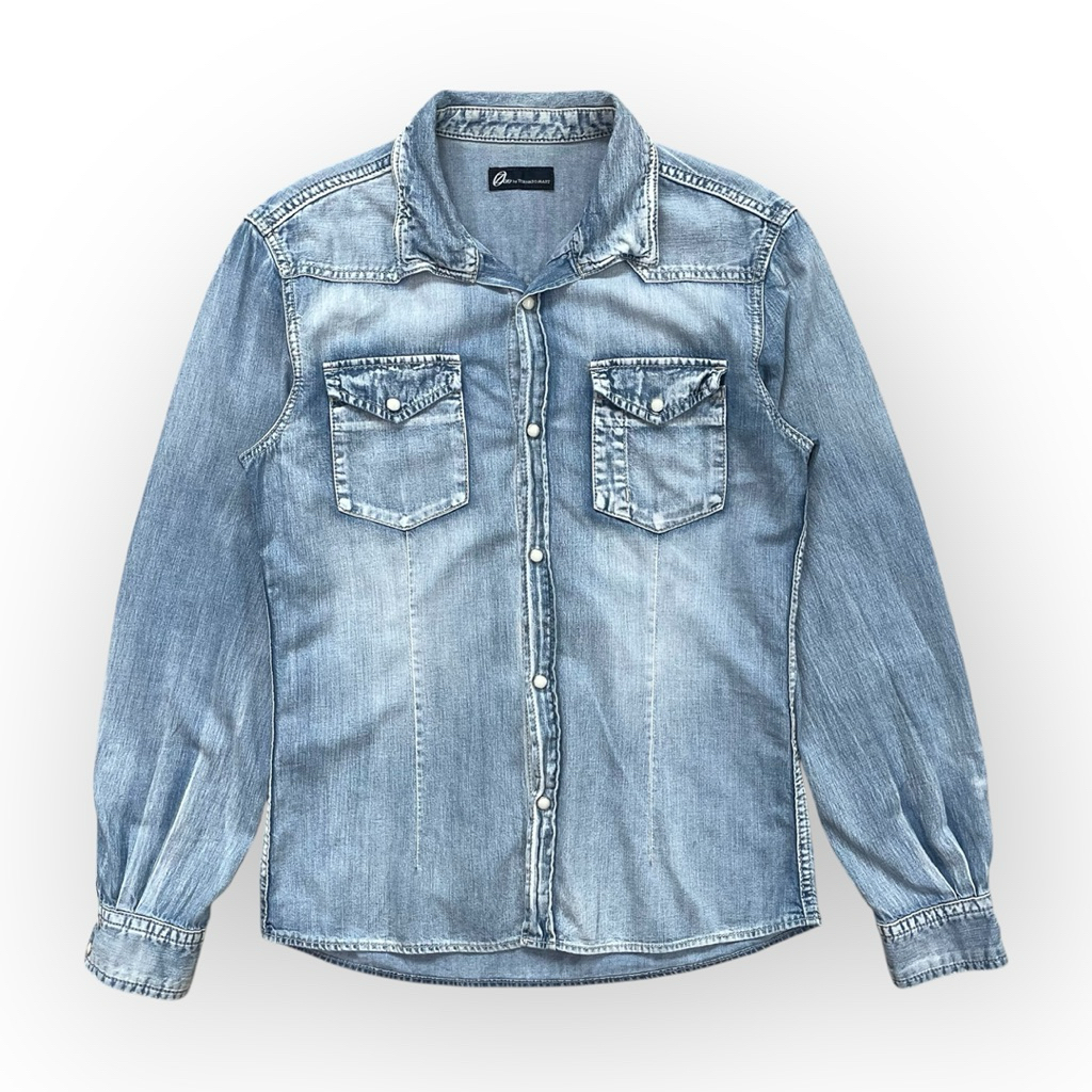 Zero by Tornado Mart Denim Snap Shirt