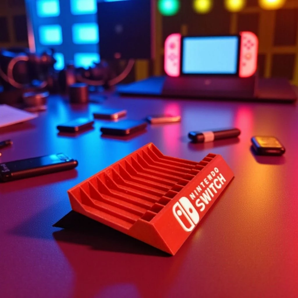 ที่วางตลับ/กล่องเกม Nintendo Switch จัดระเบียบชั้นวางเกม