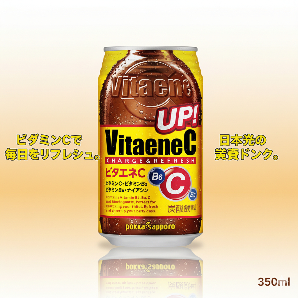 Pokka Sapporo Vitaene C 350ml เครื่องดื่มวิตามินซี ญี่ปุ่น สดชื่น สุขภาพดี