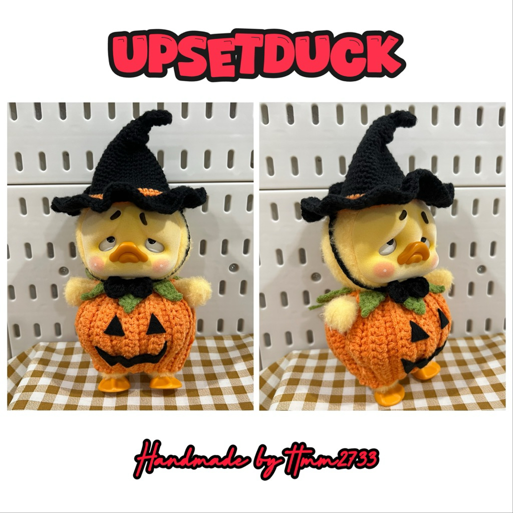 ชุด Halloween ชุดเป็ดupsetduck ชุดถักไหมพรมน้องเป็ด upsetduck