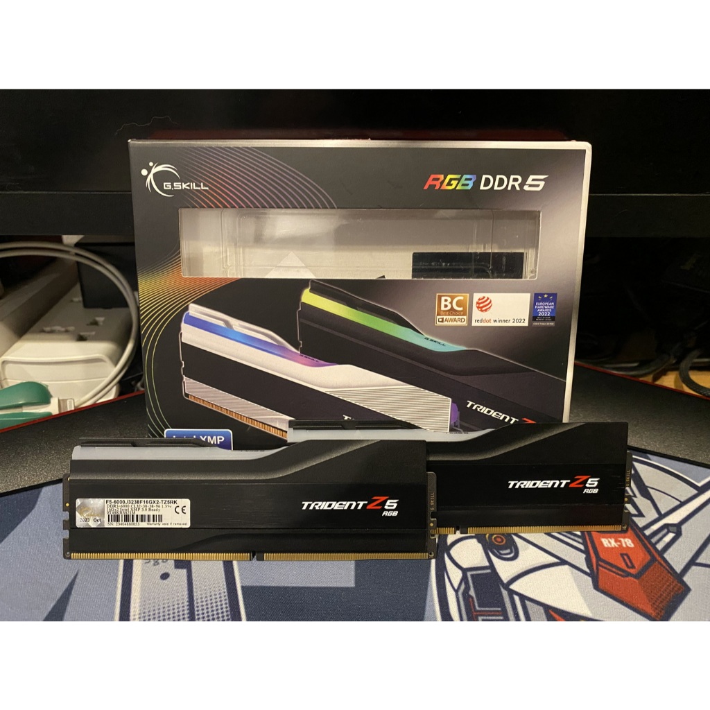 RAM G.SKILL TRIDENT Z5 RGB DDR5 6000MHz 32GB (16GBx2) CL32 ตัวเทพ มือสอง