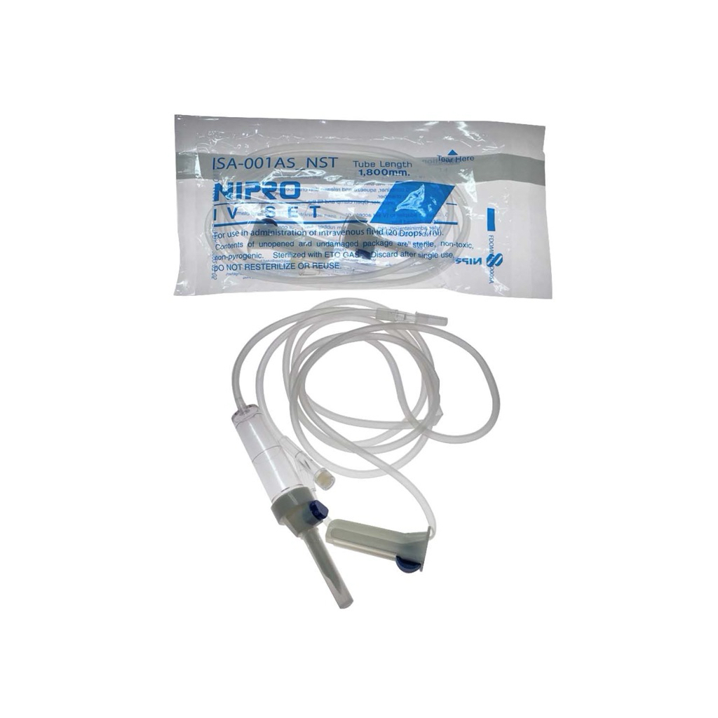 Nipro i-v set ให้น้ำเกลือ สายให้น้ำเกลือ