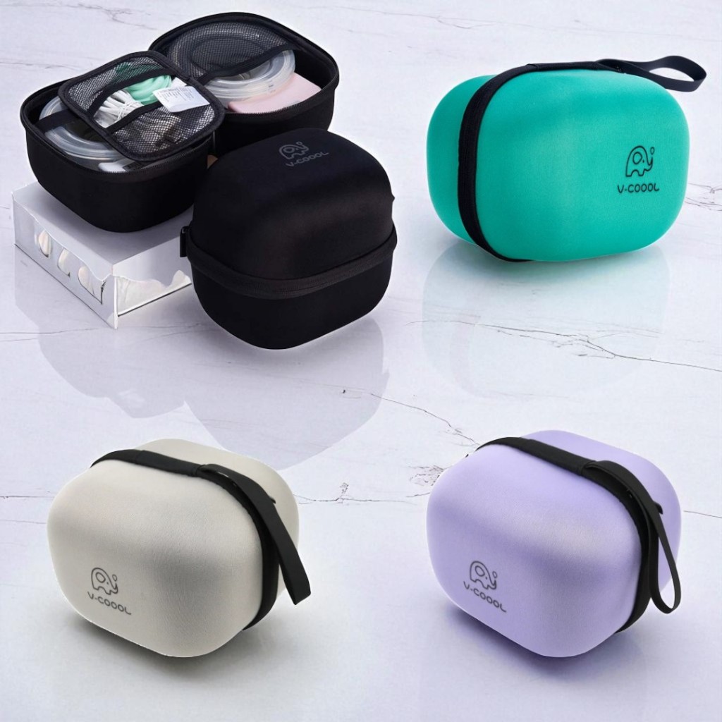 กระเป๋าเก็บเครื่องปั๊มนมแฮนฟรีด์ v-coool เก็บเครื่องปั๊มนมไร้สาย เก็บได้ 2 เครื่อง พกพาง่าย แข็งแรงทนทาน