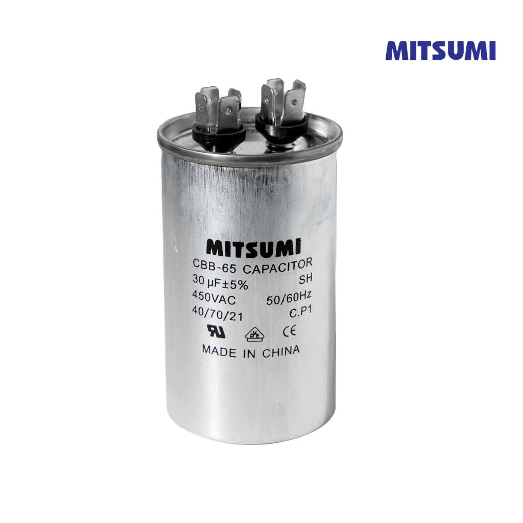 คาปาซิเตอร์ C อลูมิเนียม CBB-65-4A 30 / 450V
