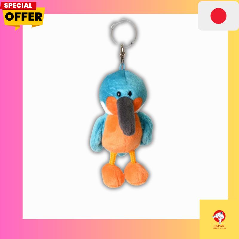 [NICI] Keychain Kingfisher 10cm Bird Kids Blue W7×D8×H10cm /direct from Japan