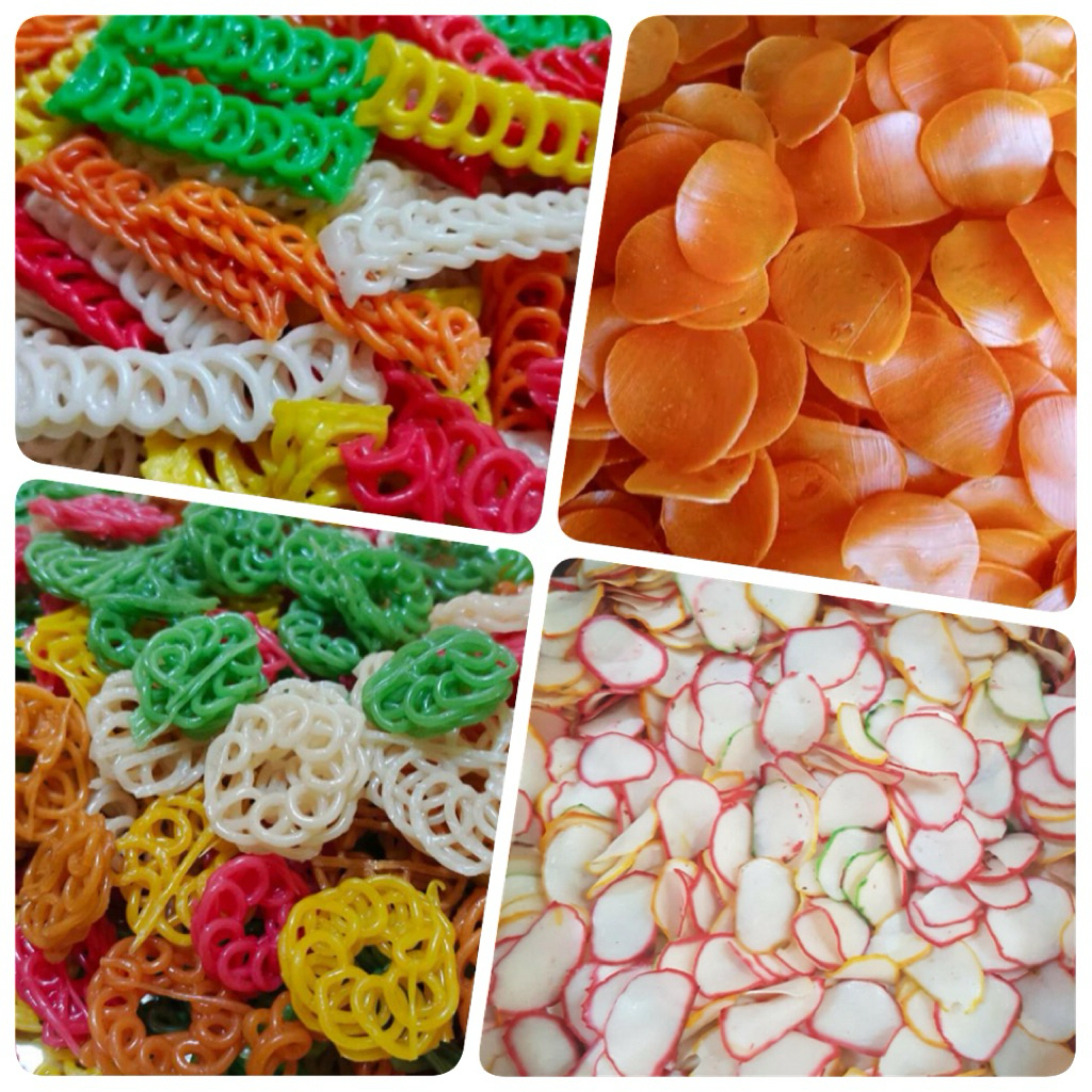 Indonesia Premium Raw Mixed Seblak Crackers Colourfull / Seblak Mentah Campuran