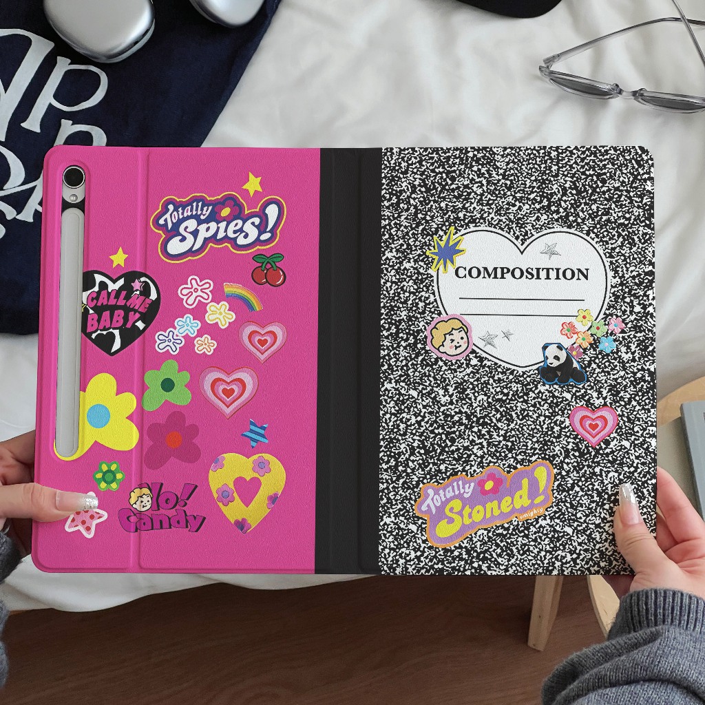 ⭐พร้อมส่ง⭐เคส Samsung Tab S9 S10FE case Samsung Tab สมุดบันทึก Doodle S10+ S9+ มีที่ใส่ปากกา S6 Lite