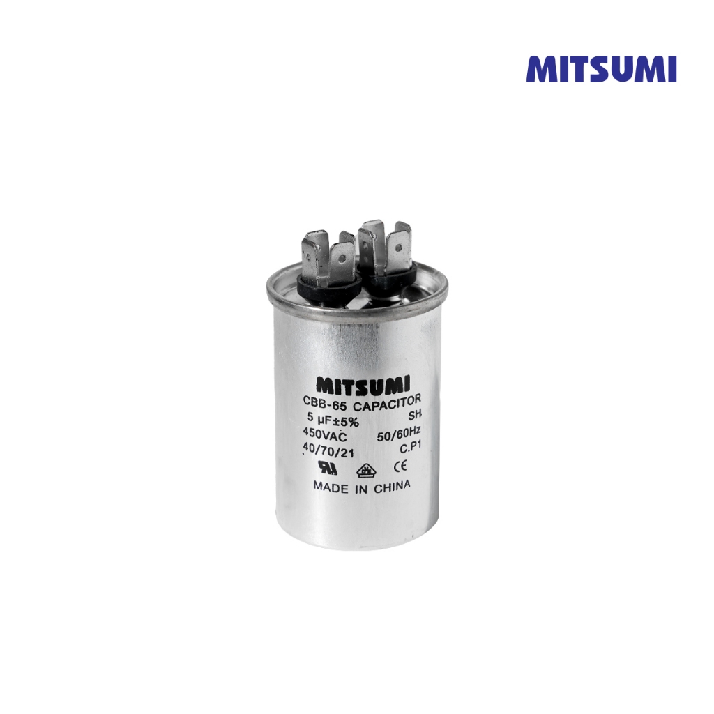 คาปาซิเตอร์ C อลูมิเนียม CBB-65-4A 5 / 450V
