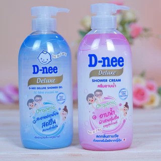 D-nee Organic ดีนี่ ดีลักซ์ โลชั่น และ เจลอาบน้ำ บำรุงผิวชุ่มชื้น 48 ชม. สำหรับทุกช่วงวัย 380และ450 มล.