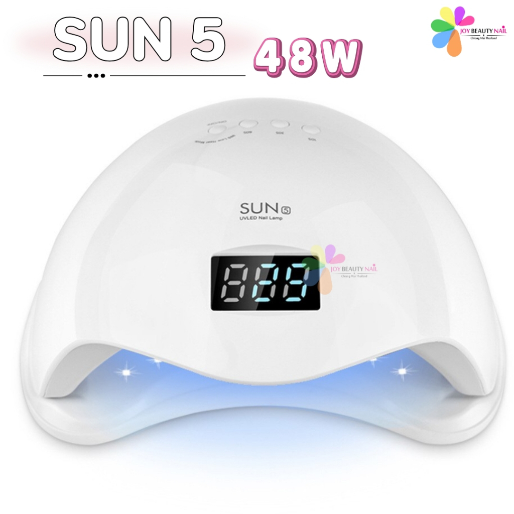 SUNUV Sun5 เครื่องอบเล็บ 48w UV/LED หน้าจอ LED ระบบเซนเซอร์อัตโนมัติ