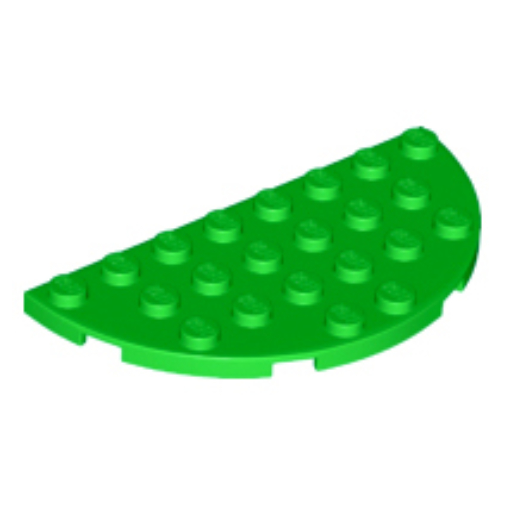 [139] ชิ้นส่วนเลโก้ Lego Part Plate, Round Half 4 x 8 (22888) ราคา/ชิ้น