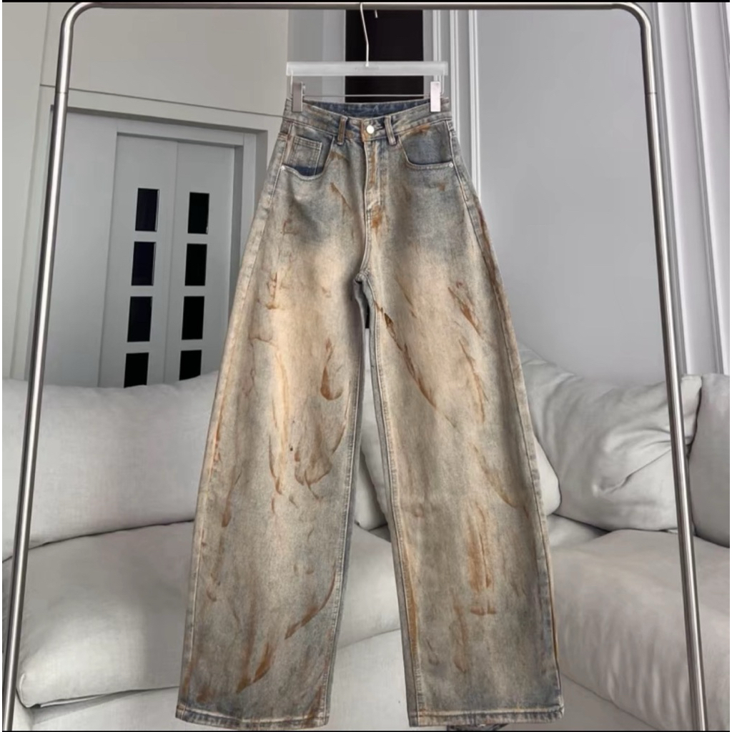 ส่งต่อ PTJ30290 กางเกง ยีนส์ PROMTHONG ทรง Barrel size M
