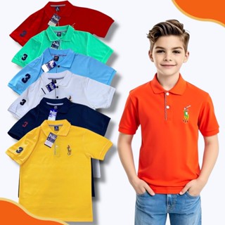 เสื้อโปโลเด็กโตคอปก(ชุด2) ไม่หนาไม่บางกำลังดีใส่สบายค่ะ