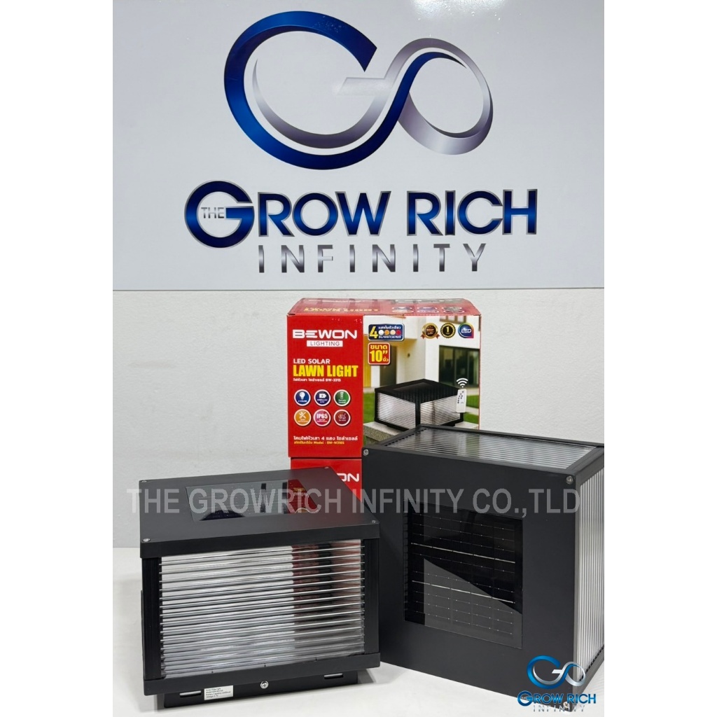 โคมไฟหัวเสาโซล่าเซลล์ BEWON Lighting รุ่น BW-3315