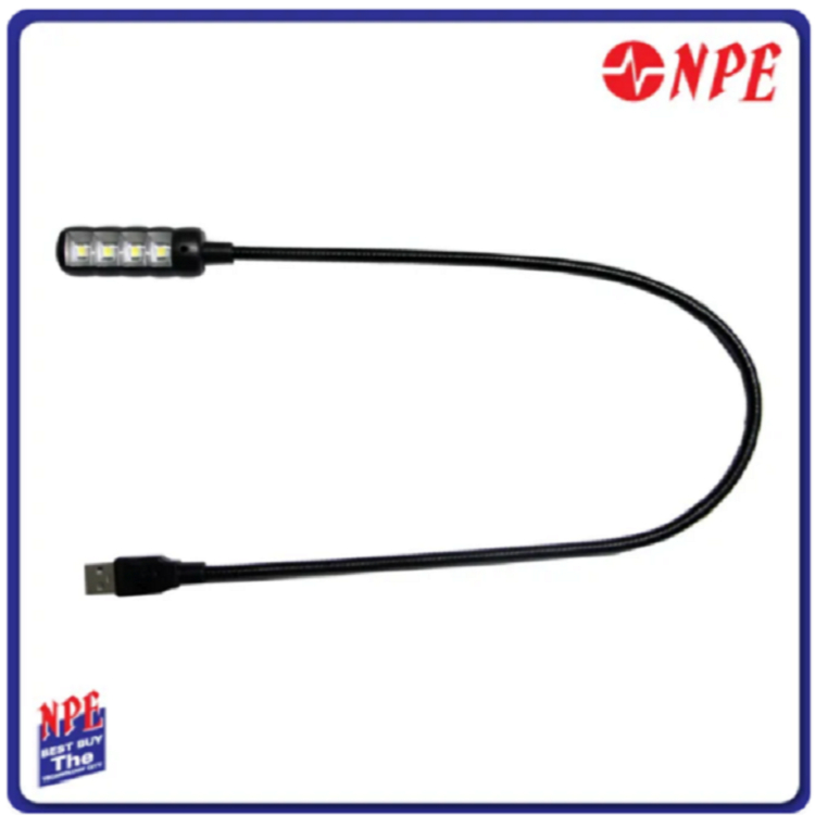 NPE ไฟส่องมิกซ์ LED ขั้วต่อ USB 450MM. L04USB