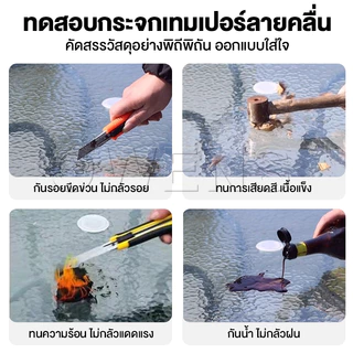 Owens💥โต๊ะพับ โต๊ะกินข้าว 60*60*68CM โต๊ะกระจก กลม/สี่เหลี่ยม พกพาได้ ห้องนั่งเล่น ระเบียง กลางแจ้ง แข็งแรงทนทาน