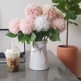 ดอกไม้ประดิษฐ์ ดอกแดนดิไลออน ช่อดอกไม้หลากสี Dandelion ตกแต่…