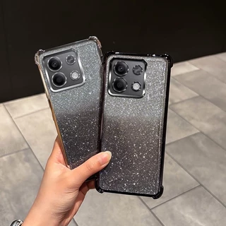ส่งด่วน เคสโทรศัพท์ ของรุ่น redmi 15c กริตเตอร์ ทูโทน 2in1 เคส กันกระแทก ป้องกันกล้อง หรูหราแฟชั่น วัสดุ softcase F8