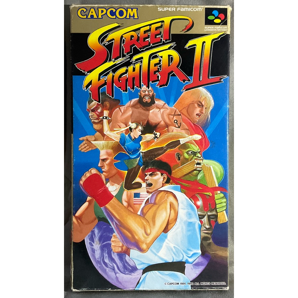 งานกล่อง ตลับแท้ [SFC] [0025] Street Fighter II (Japan) (SHVC-S2) Super Famicom