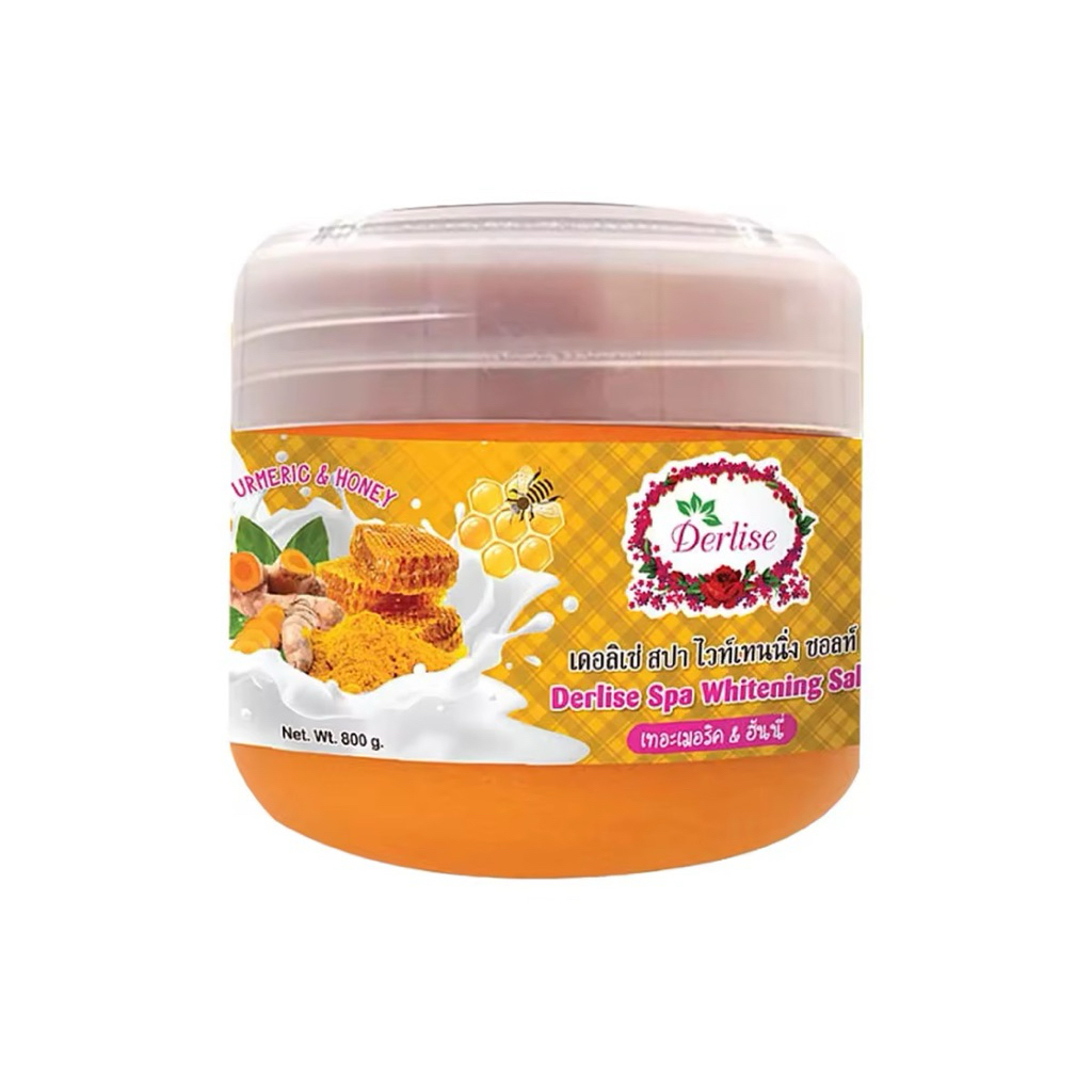 Derlise เดอลิเซ่ เกลือสปาขัดผิวสครับขัดผิว ขนาด800กรัม