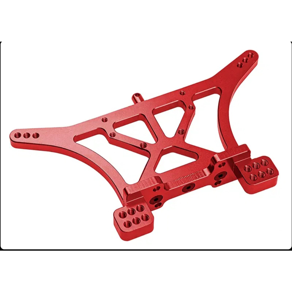 INTEGY C30900RED : Alloy Rear Shock Tower for 1/10 Rustler 2WD/Stampede 2WD/Slash 2WD 3638