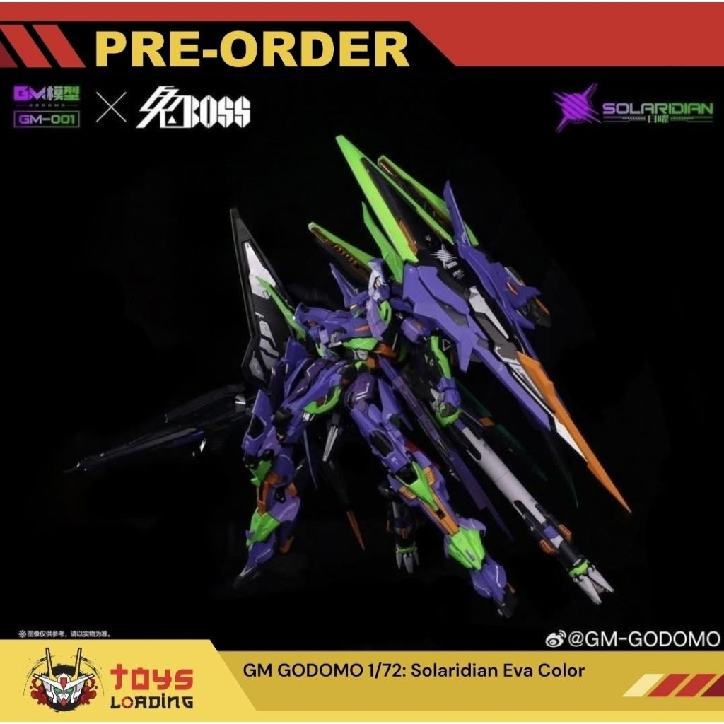 (Pre-Order) GM GODOMO 1/72: Solaridian Eva Color