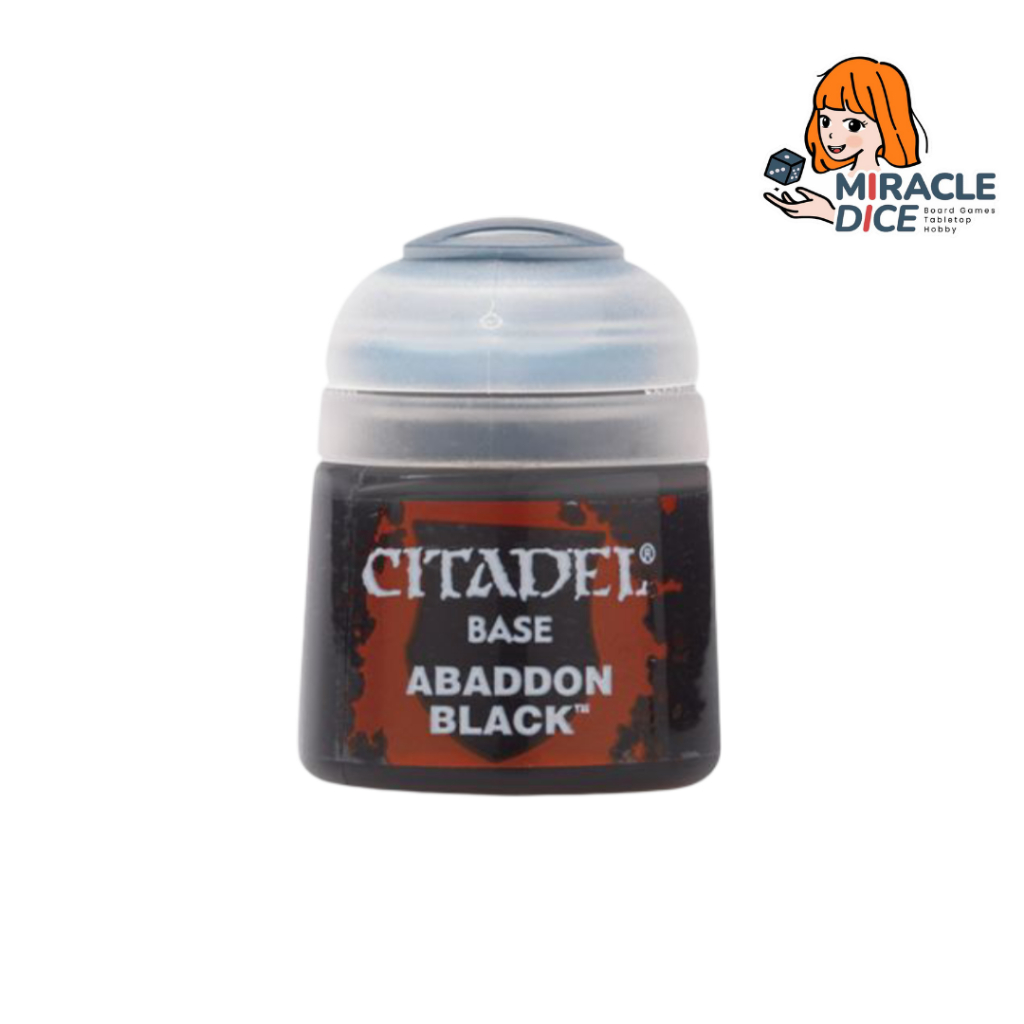 [พร้อมส่ง] Citadel Colour : Base : Abaddon Black